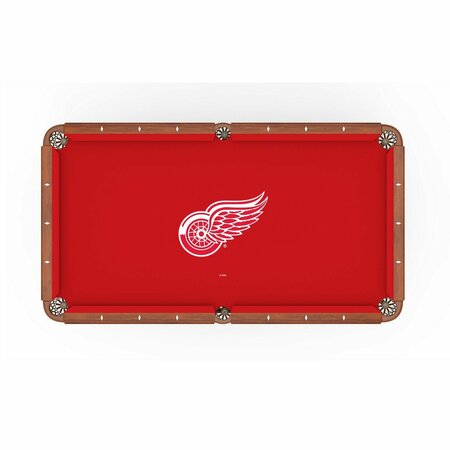 HOLLAND BAR STOOL CO 9 Ft. Detroit Red Wings Pool Table Cloth PCL9DetRed